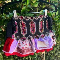 Disco Lemonade Lux X Disco: Lilith Rose Patchwork Mini Skirt - Size XS DISCO SETS