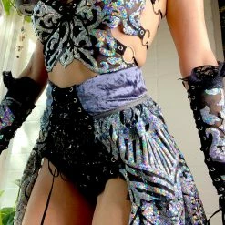 Disco Lemonade ONE OF A KIND Lux X Disco: Saturn Moon Faerie Bustle Set