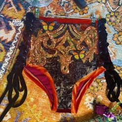 Disco Lemonade Lux X Disco: Solar Plexus Shorts - Size Large