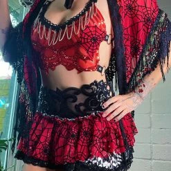 Disco Lemonade GODDESS SHAWLZ Redback Spider Shawl II