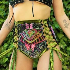 Disco Lemonade BOTTOMS Lux X Disco: Spring Fae Shorts - Size Small