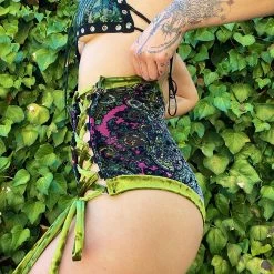 Disco Lemonade BOTTOMS Lux X Disco: Spring Fae Shorts - Size Small