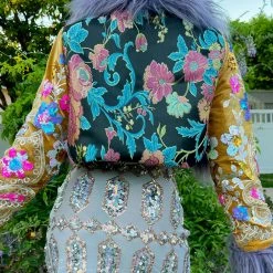 Disco Lemonade OUTERWEAR Lux X Disco: Spring Tears Cropped Coat - Size S