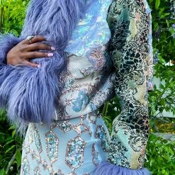 Disco Lemonade Lux X Disco: Starlight Cropped Coat - Size XXL OUTERWEAR