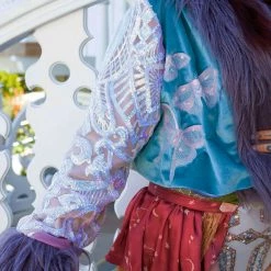 Disco Lemonade OUTERWEAR Lux X Disco: Tea Party Hoe Cropped Coat - Size Large