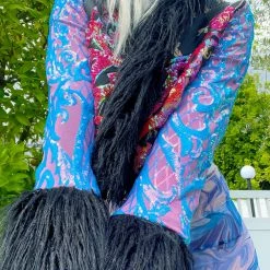 Disco Lemonade OUTERWEAR Lux X Disco: Toxic Pony Cropped Coat - Size M