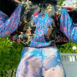 Disco Lemonade OUTERWEAR Lux X Disco: Toxic Pony Cropped Coat - Size M