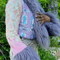 Disco Lemonade Lux X Disco: Sierra Leone Cropped Coat - Size XS