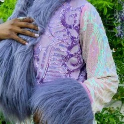 Disco Lemonade Lux X Disco: Sierra Leone Cropped Coat - Size XS