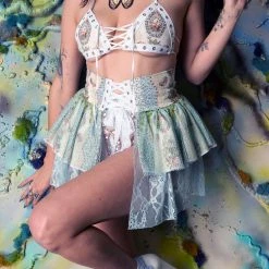 Disco Lemonade Lux X Disco: Waltzing Back Bustle Set - Size Small/Medium ONE OF A KIND