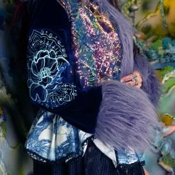 Disco Lemonade Lux X Disco: 7 Wonders Cropped Coat - Size Small OUTERWEAR