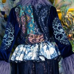 Disco Lemonade Lux X Disco: 7 Wonders Cropped Coat - Size Small OUTERWEAR