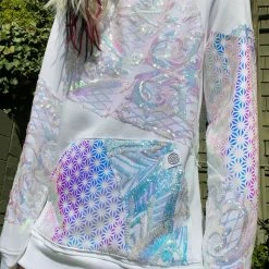Disco Lemonade The Elephant Tribe X Disco: White Knight Hoodie - XL